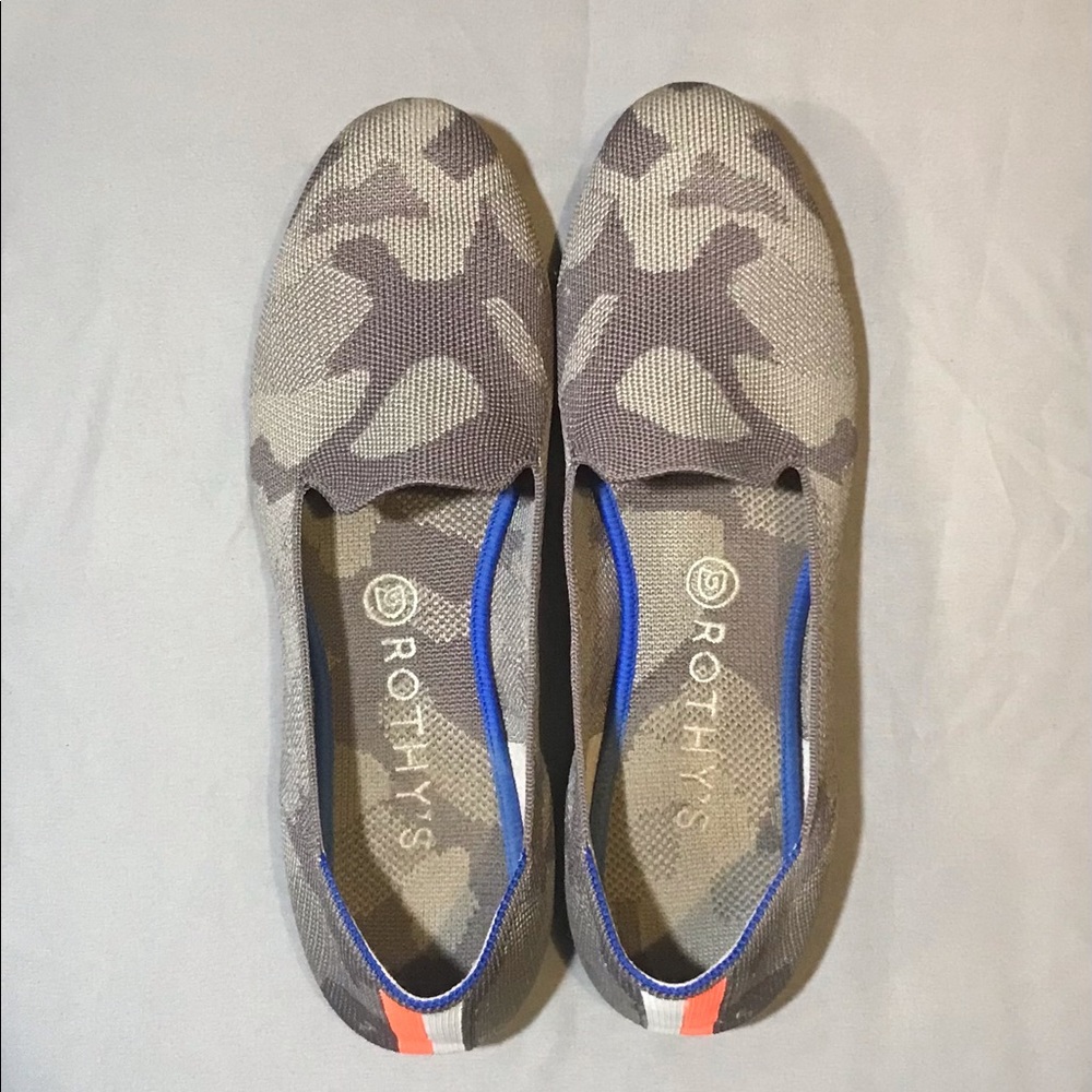 Rothy’s RARE Mink Camo Loafer size 10